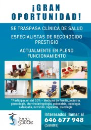 Se traspasa Clínica de Salud en pleno funcionamiento