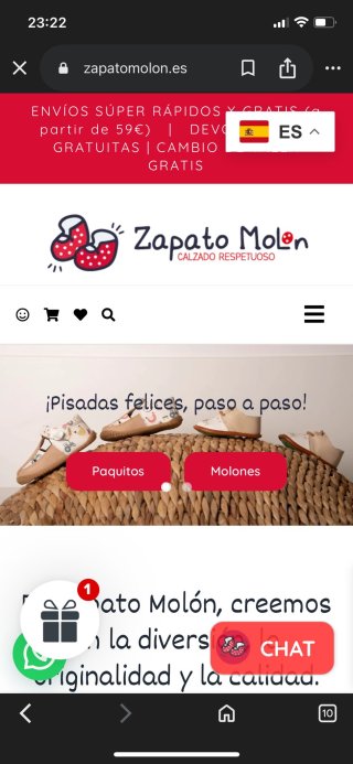 Zapato Molón. Calzado respetuoso