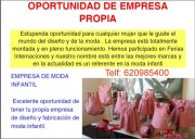 Vendo, Alquilo o Traspaso firma de moda infantil registrada