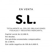 Se venden SL con antigüedad, pérdidas compensables e IVA negativo