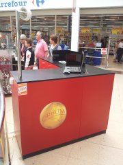 stand de compra de oro carrefour