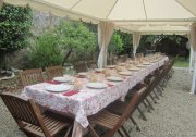 Restaurante en casa rústica