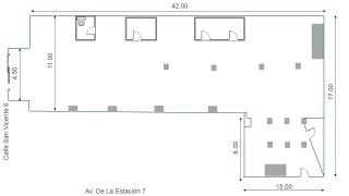 Local comercial alquilado con rentabilidad 7% en La Pobla Llarga