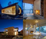 Casas de madera y de Hormigon 