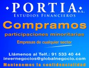 adquirimos participaciones en empresas