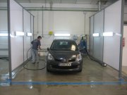 Lavadero de coches funcionando